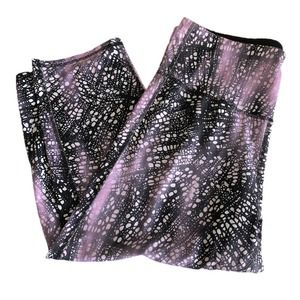 Champion DuoDry Graffiti Purple, Black and White Leggings Size XXL